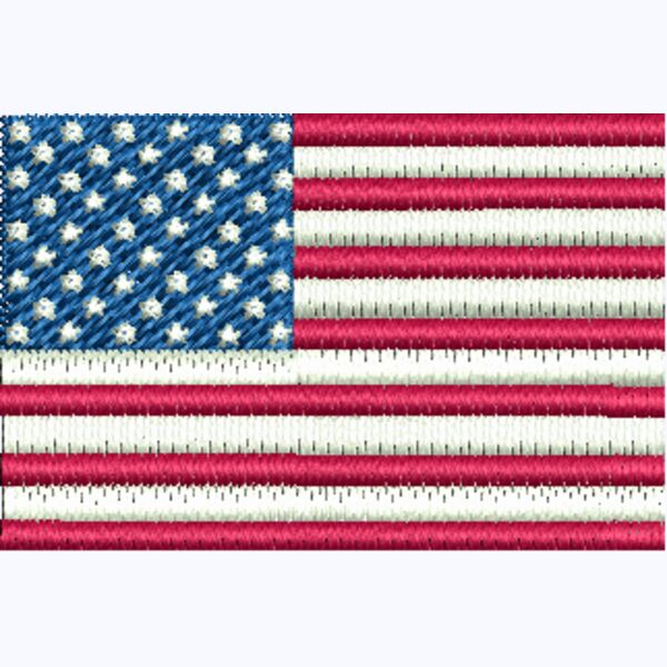 Embroidered US Flag - 350308 Thumbnail