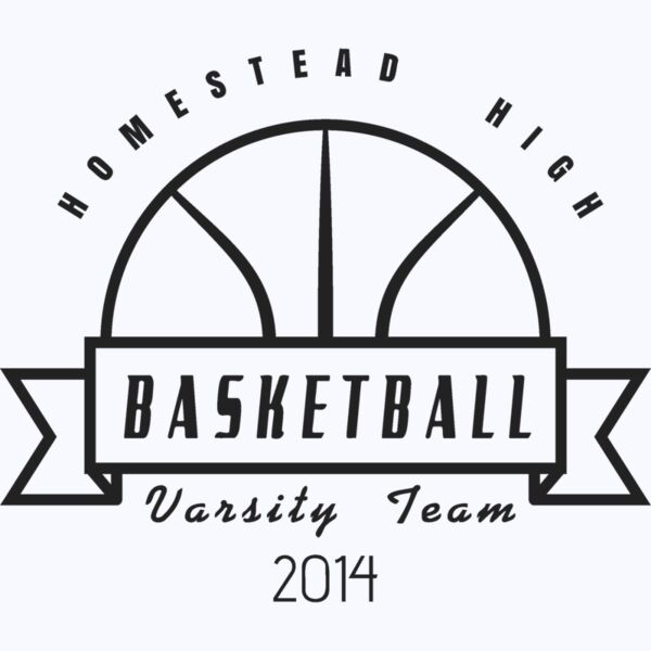 Basketball Template DNT001 BW Thumbnail