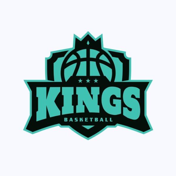 Kings Basketball Logo Template Thumbnail