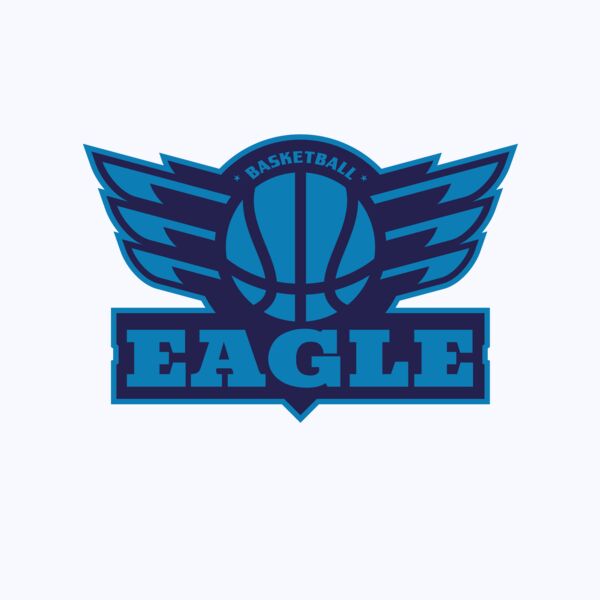 Eagle Basketball Logo Template Thumbnail