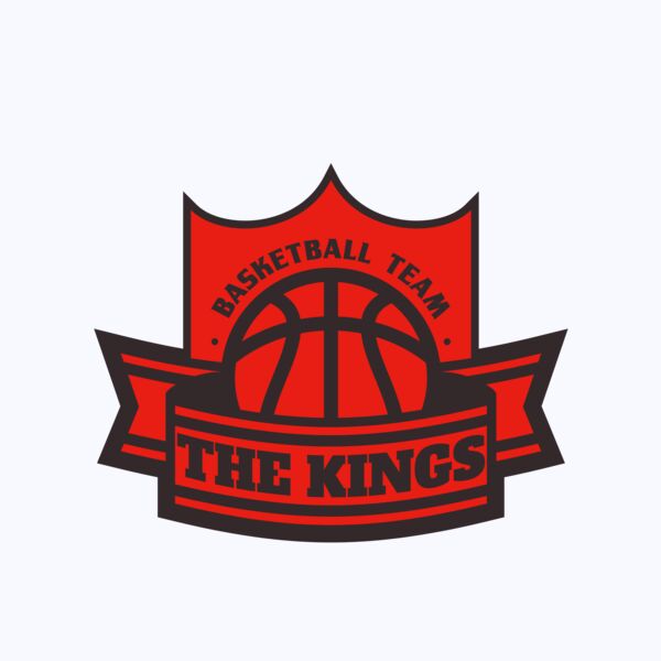 The Kings Basketball team Logo Template Thumbnail