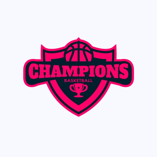 Champions Basketball League logo template Thumbnail