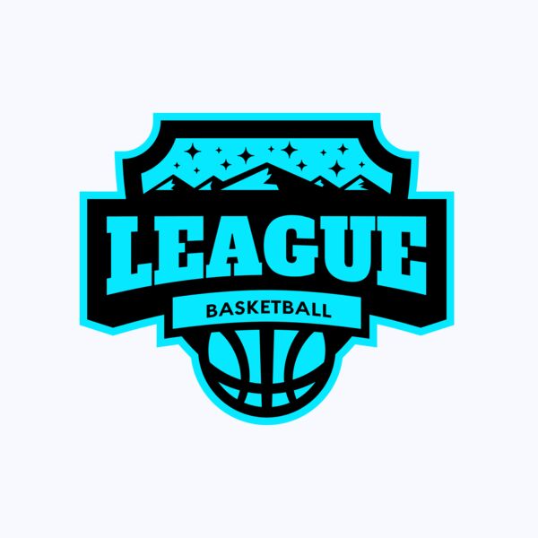 League Basketball logo template Thumbnail