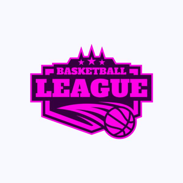 League Basketball logo template 02 Thumbnail