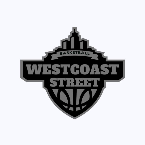 Westcoast Street Basketball League logo template Thumbnail