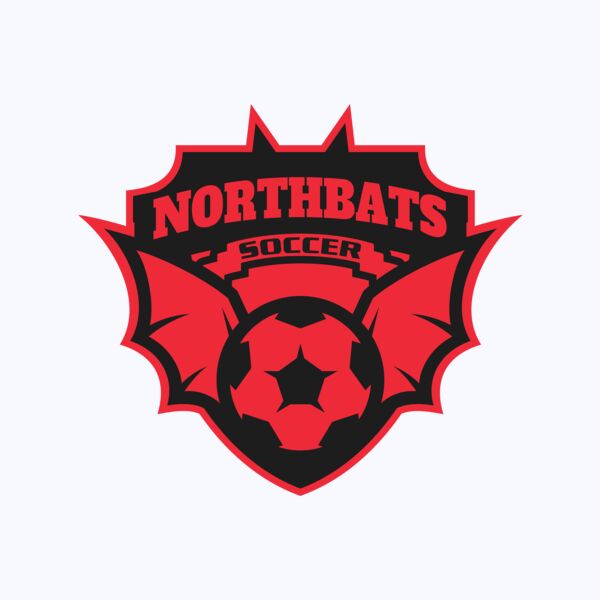 North bats Tournament Soccer logo template Thumbnail