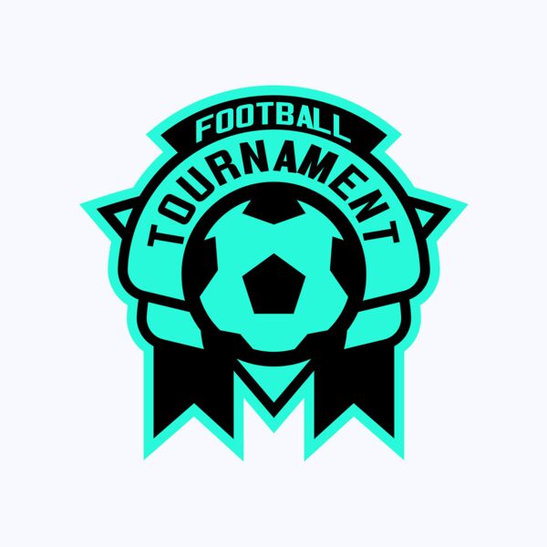 Tournament Football logo template Thumbnail