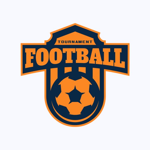 Football Tournament logo template Thumbnail