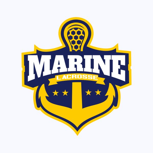Marine Lacrosse Logo Template Thumbnail