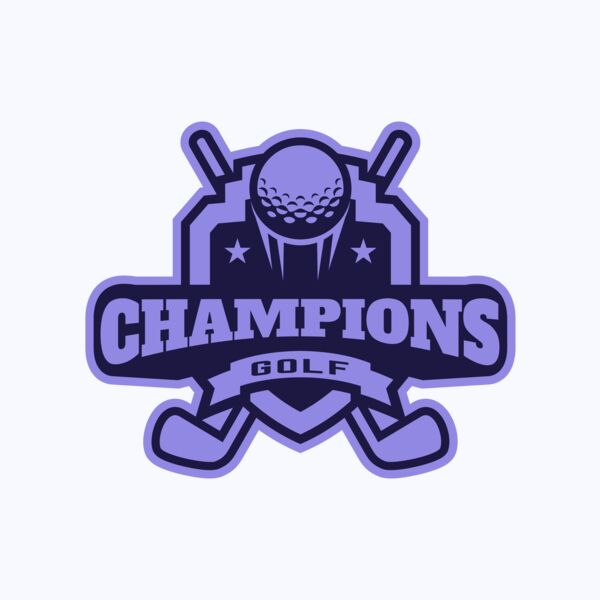 Champions Golf logo template Thumbnail