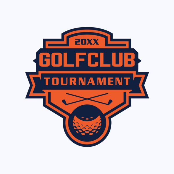 Golf club Tournament logo template 02 Thumbnail