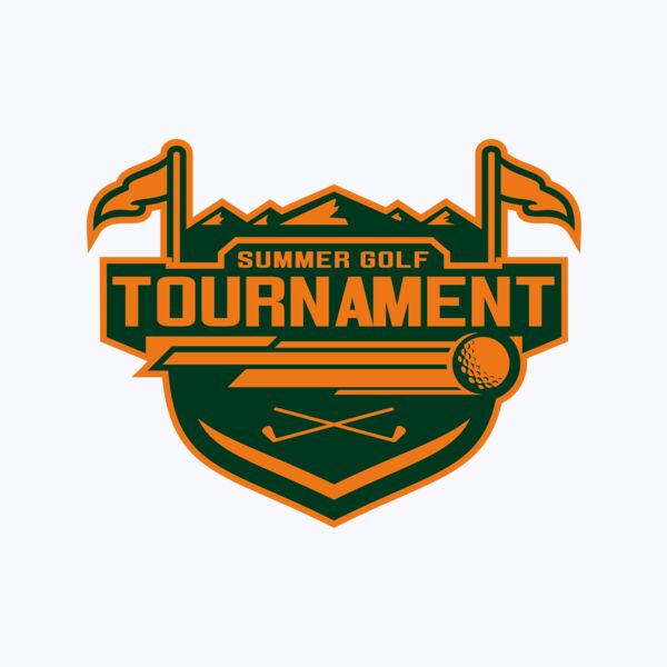Tournament Summer golf logo template	02 Thumbnail
