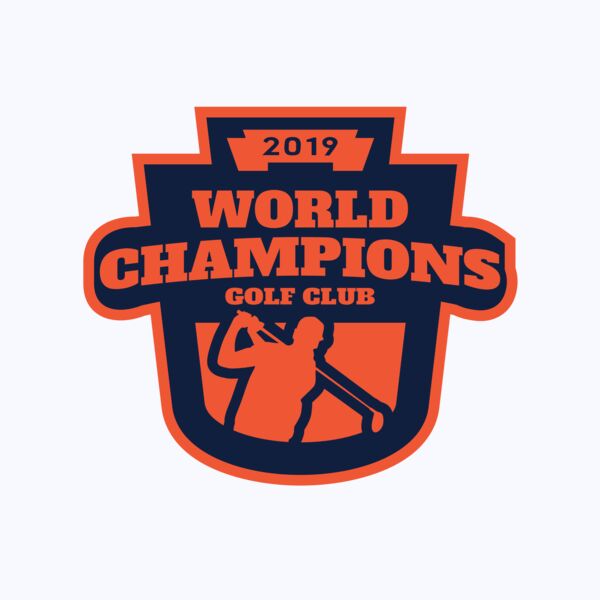 World Champions Golf club logo template Thumbnail