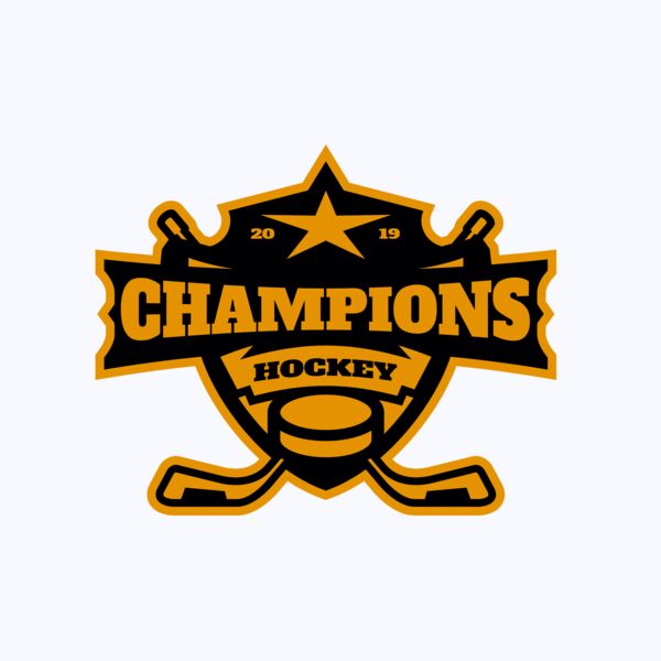 Champions Hockey logo template 02 Thumbnail