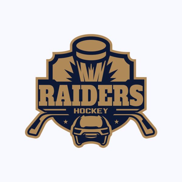 Raiders Hockey logo template Thumbnail