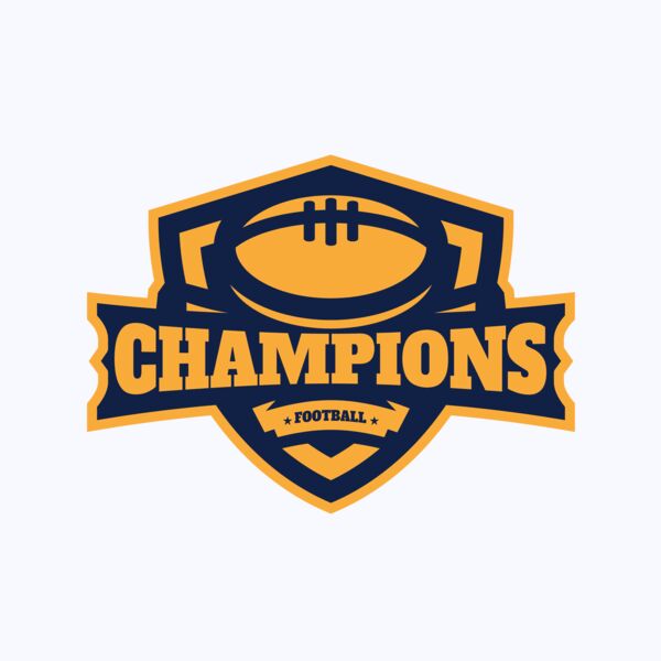 Champions Football logo template Thumbnail