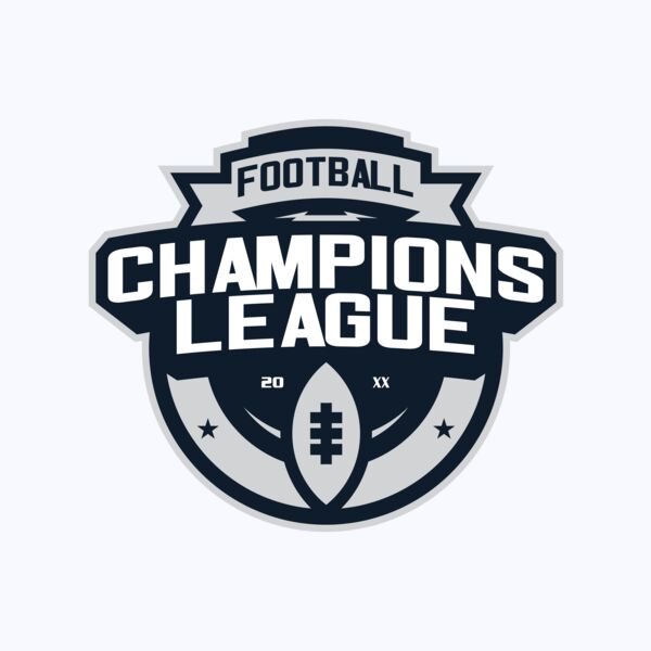 Champions League Football logo template Thumbnail
