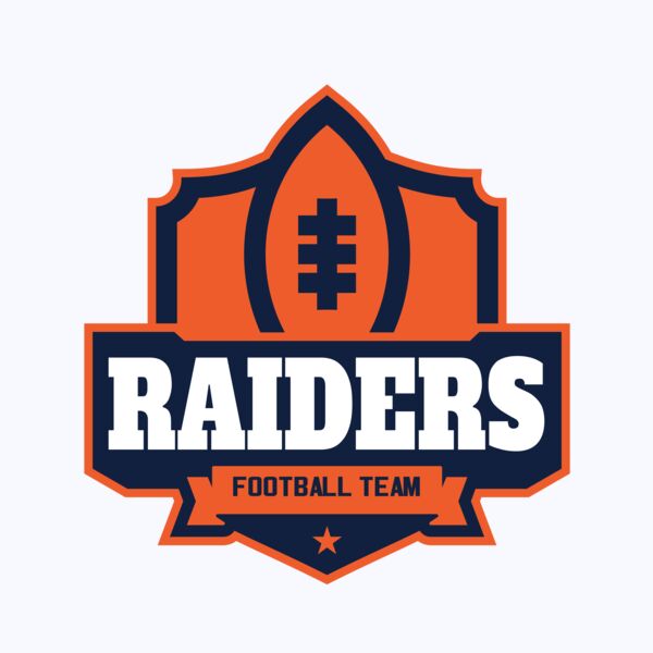 Raiders Football Team logo template Thumbnail
