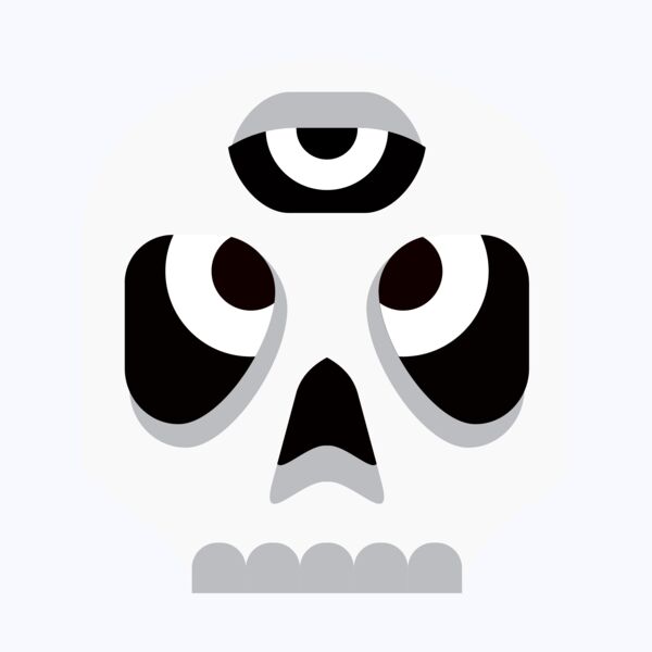 Elements Skulls logo template 18 Thumbnail