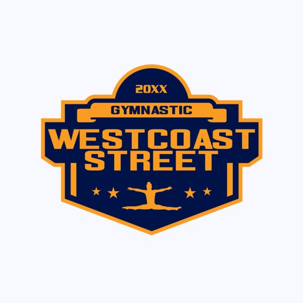 West Coast Street Gymnastic logo template 02 Thumbnail