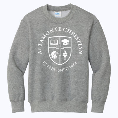 VPK ONLY - ACS - Youth Core Fleece Crewneck Sweatshirt PC90Y Thumbnail