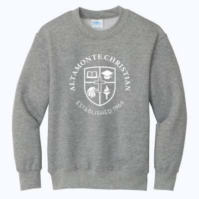 VPK ONLY - ACS - Youth Core Fleece Crewneck Sweatshirt PC78Y Thumbnail