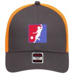 OTTO CAP 6 Panel Low Profile Mesh Back Trucker Hat Thumbnail