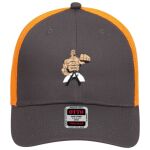 OTTO CAP 6 Panel Low Profile Mesh Back Trucker Hat Thumbnail