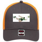 OTTO CAP 6 Panel Low Profile Mesh Back Trucker Hat Thumbnail