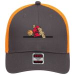 OTTO CAP 6 Panel Low Profile Mesh Back Trucker Hat Thumbnail