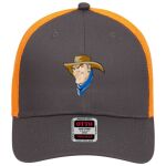 OTTO CAP 6 Panel Low Profile Mesh Back Trucker Hat Thumbnail