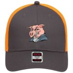 OTTO CAP 6 Panel Low Profile Mesh Back Trucker Hat Thumbnail