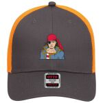 OTTO CAP 6 Panel Low Profile Mesh Back Trucker Hat Thumbnail