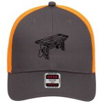 OTTO CAP 6 Panel Low Profile Mesh Back Trucker Hat Thumbnail