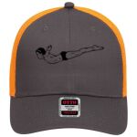 OTTO CAP 6 Panel Low Profile Mesh Back Trucker Hat Thumbnail