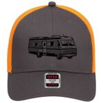 OTTO CAP 6 Panel Low Profile Mesh Back Trucker Hat Thumbnail
