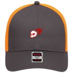 OTTO CAP 6 Panel Low Profile Mesh Back Trucker Hat Thumbnail