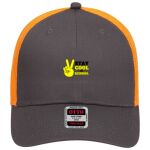 OTTO CAP 6 Panel Low Profile Mesh Back Trucker Hat Thumbnail