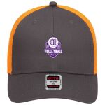 OTTO CAP 6 Panel Low Profile Mesh Back Trucker Hat Thumbnail