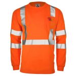 Hi-Vis ANSI Class 3 Viz-Dri Long Sleeve Safety Shirt Thumbnail