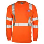 Hi-Vis ANSI Class 3 Viz-Dri Long Sleeve Safety Shirt Thumbnail
