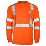 Hi-Vis ANSI Class 3 Viz-Dri Long Sleeve Safety Shirt Thumbnail