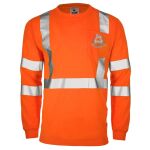 Hi-Vis ANSI Class 3 Viz-Dri Long Sleeve Safety Shirt Thumbnail
