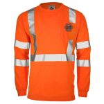 Hi-Vis ANSI Class 3 Viz-Dri Long Sleeve Safety Shirt Thumbnail