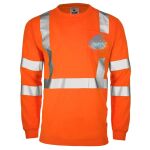 Hi-Vis ANSI Class 3 Viz-Dri Long Sleeve Safety Shirt Thumbnail