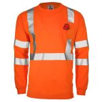 Hi-Vis ANSI Class 3 Viz-Dri Long Sleeve Safety Shirt Thumbnail