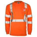 Hi-Vis ANSI Class 3 Viz-Dri Long Sleeve Safety Shirt Thumbnail