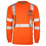 Hi-Vis ANSI Class 3 Viz-Dri Long Sleeve Safety Shirt Thumbnail