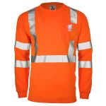 Hi-Vis ANSI Class 3 Viz-Dri Long Sleeve Safety Shirt Thumbnail