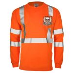 Hi-Vis ANSI Class 3 Viz-Dri Long Sleeve Safety Shirt Thumbnail